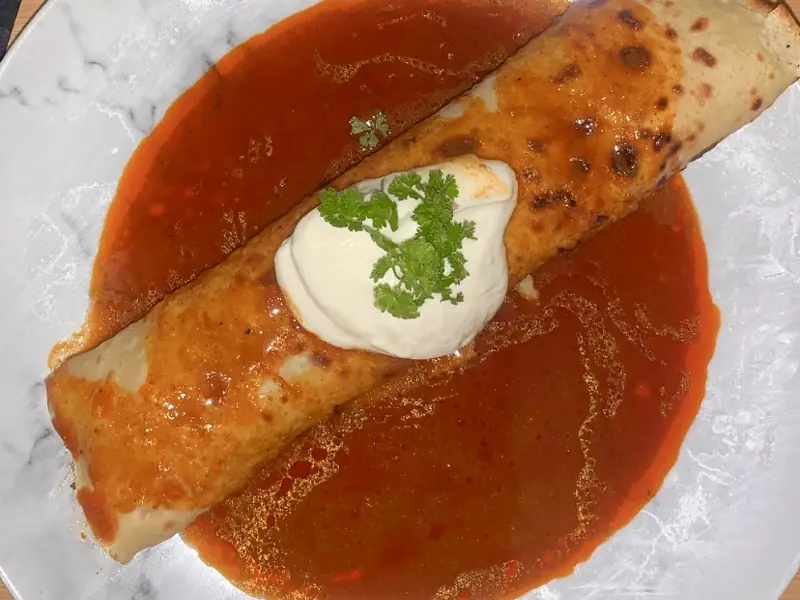 Блинчики с мясом
