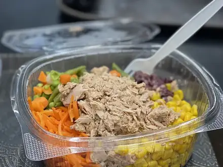 Салат с тунцом и фасолью
